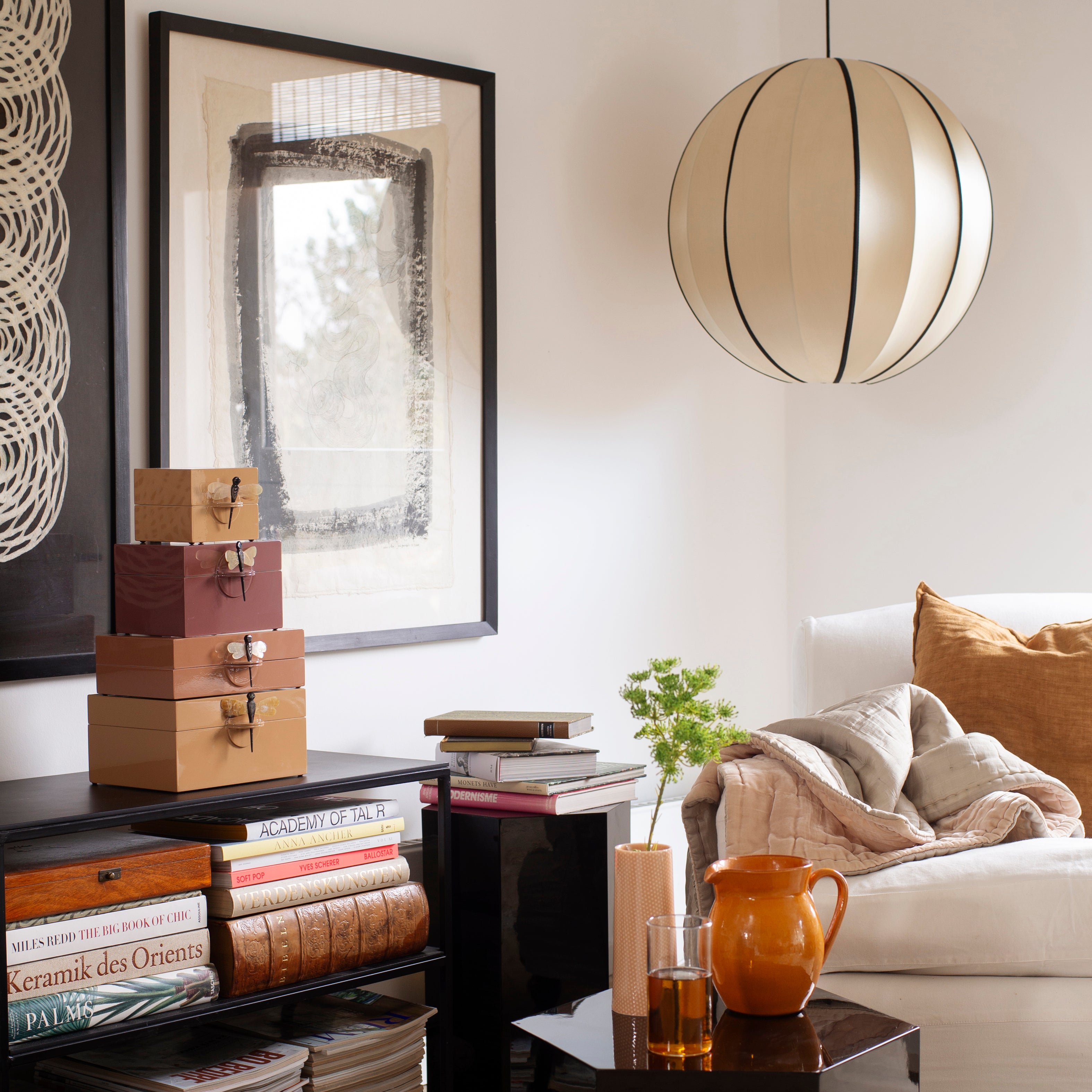 Oi Soi Oi | 100% Silk Lampshade Pendant - Round