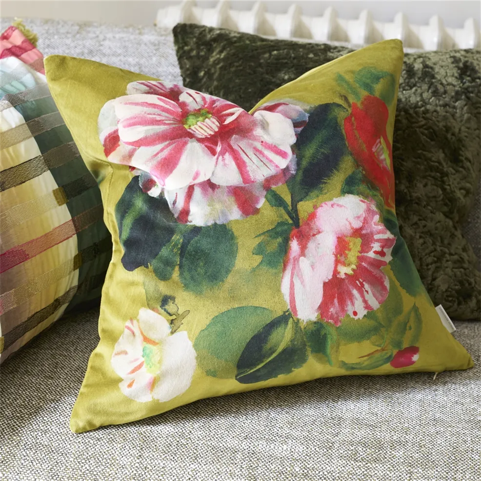 Designers Guild | Camellia Velours – Mimosa – Coussin – 50 x 50 cm