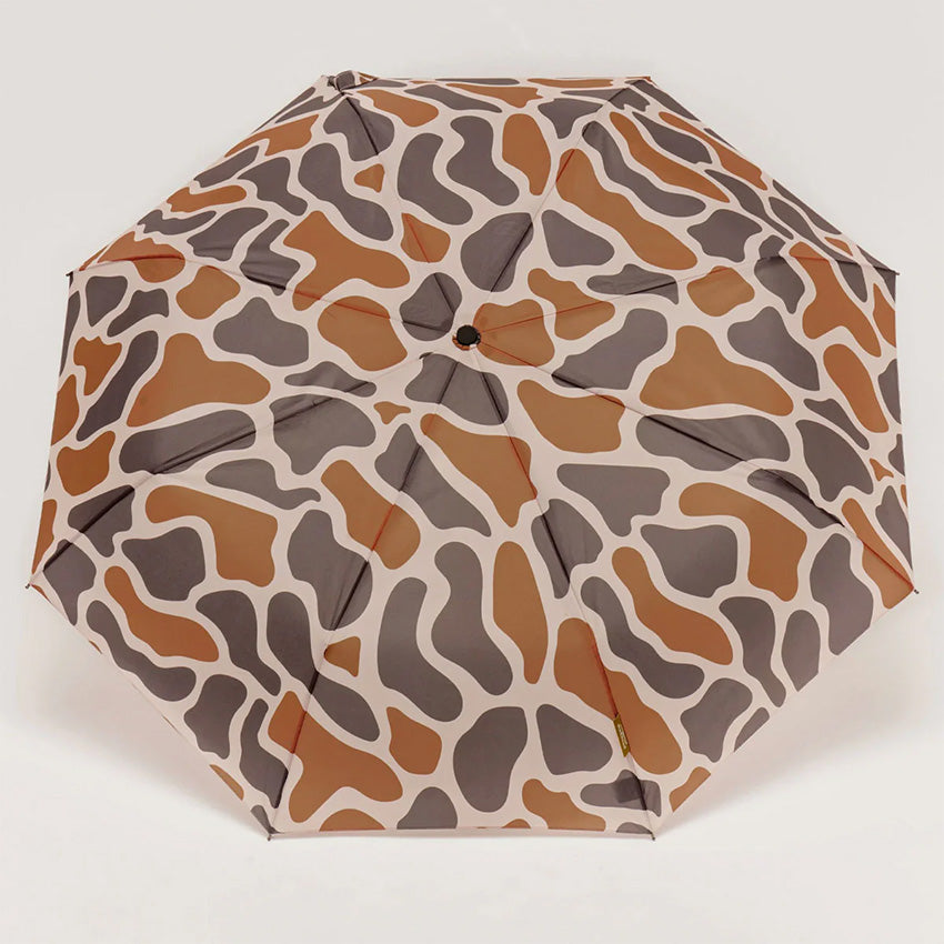 Duckhead | Compact Automatic Umbrella - Taupe Ripples