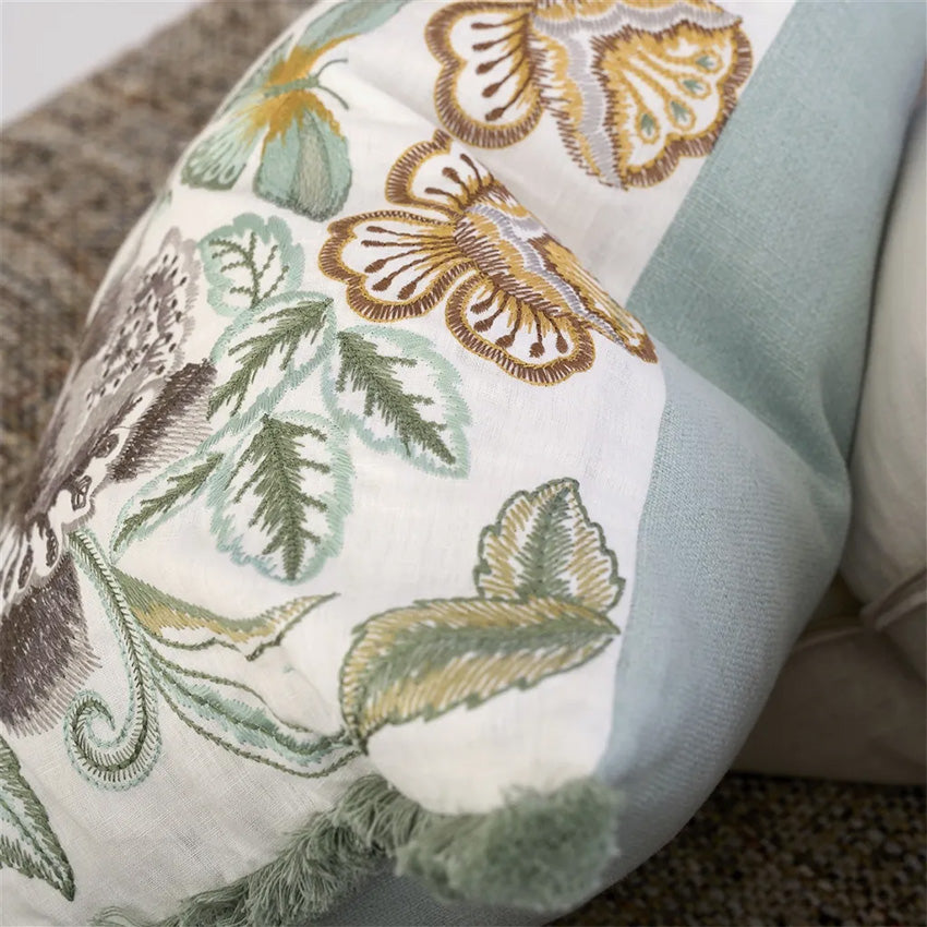 Christian Lacroix | Isabella Embroidered Cameo Cushion