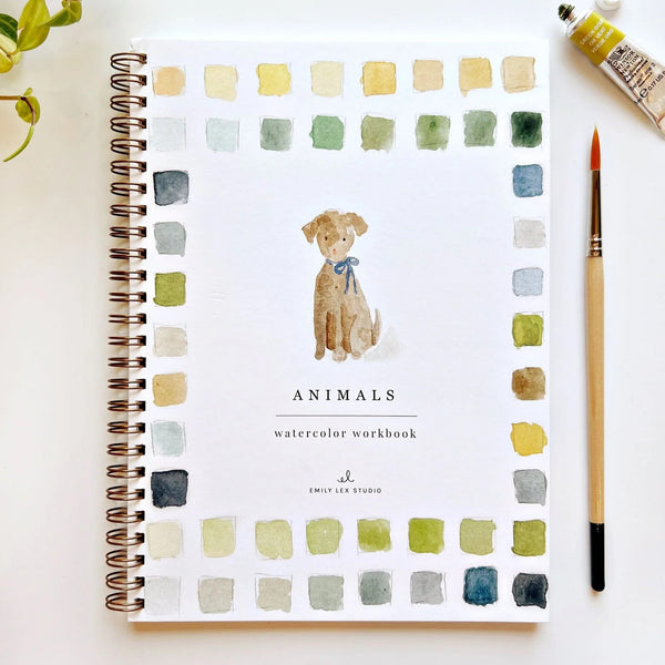 Emily Lex | Cahier d'aquarelle sur les animaux