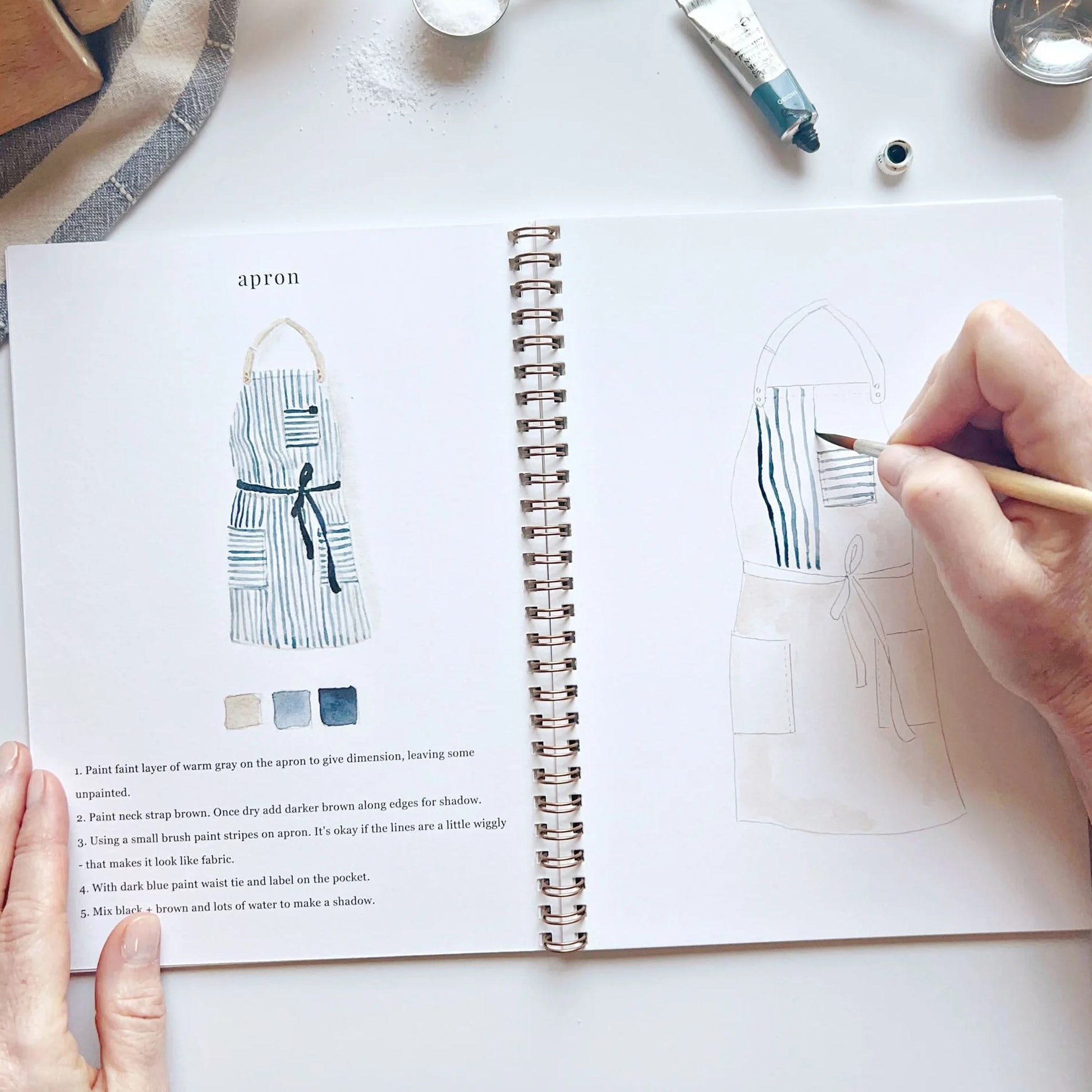 Emily Lex | Baking Watercolour Workbook