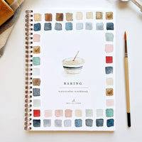 Emily Lex | Cahier d'exercices d'aquarelle Pâtisserie