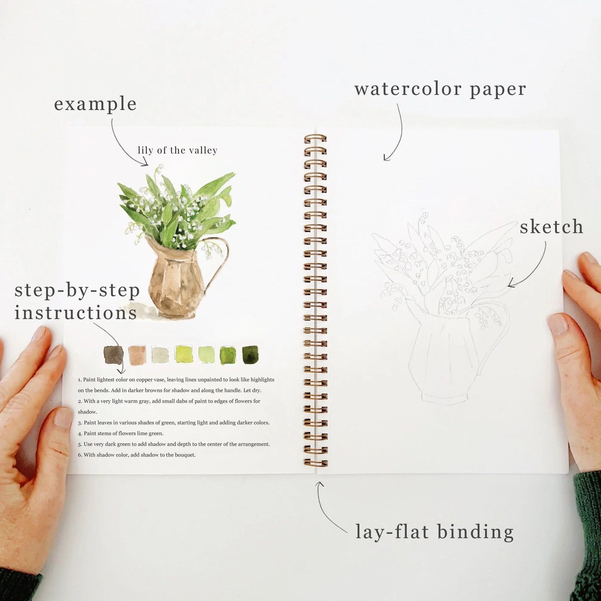 Emily Lex | Bouquets Watercolour Workbook