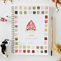 Emily Lex | Cahier d'aquarelle Ferme
