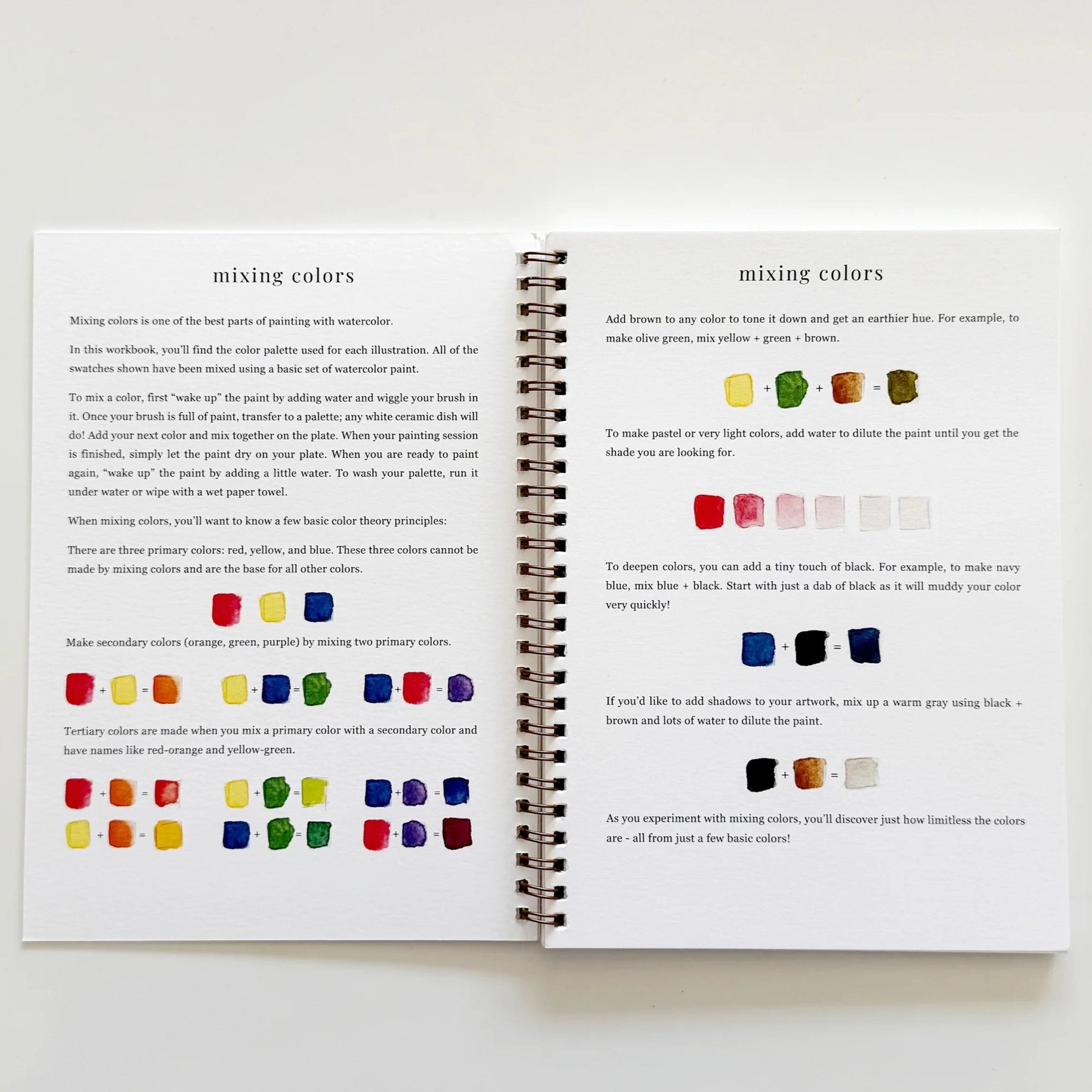 Emily Lex | Fruit Watercolour Workbook