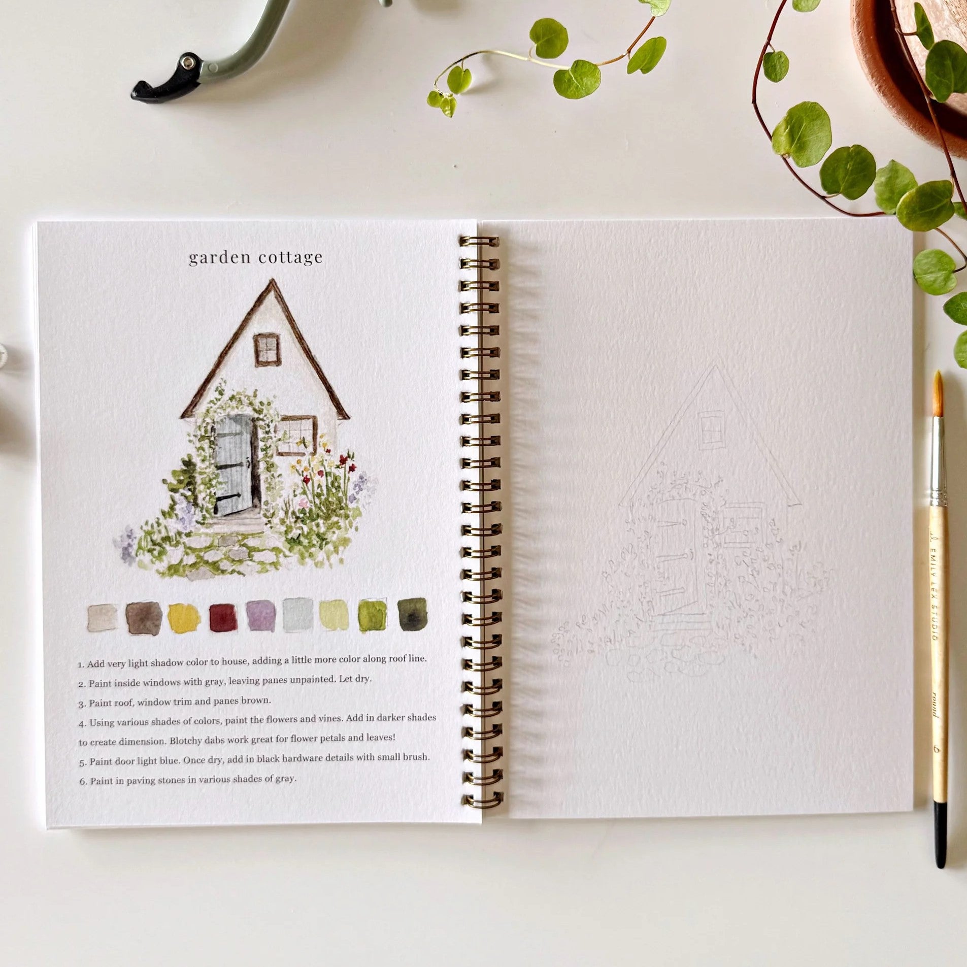 Emily Lex | Garden Watercolour Workbook
