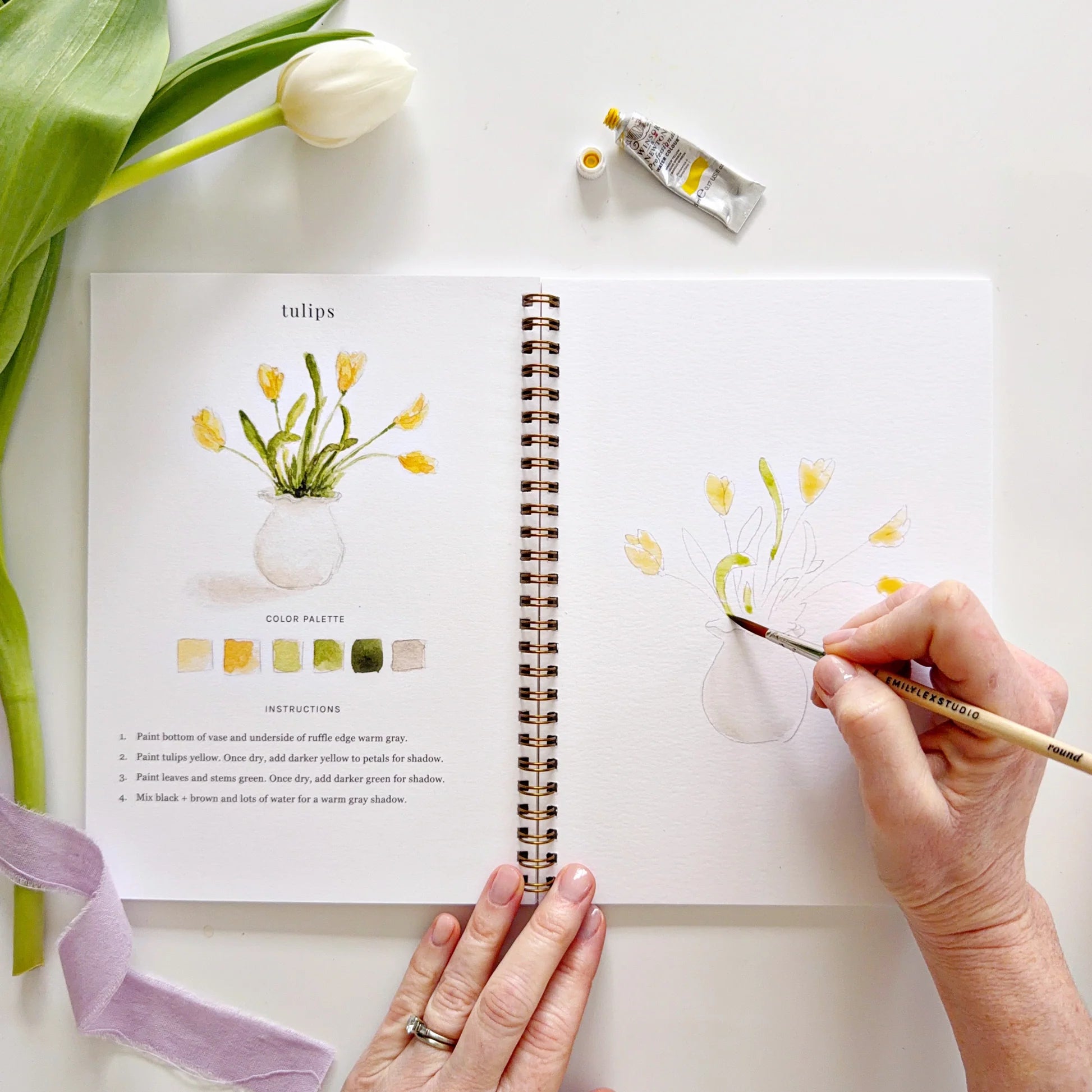 Emily Lex | Spring Watercolour Workbook