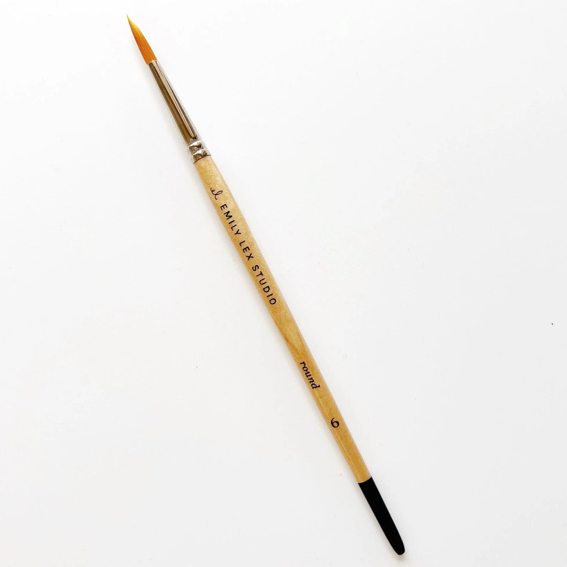 Emily Lex | Watercolour Paintbrush - Set Of 5 Wood Brushes