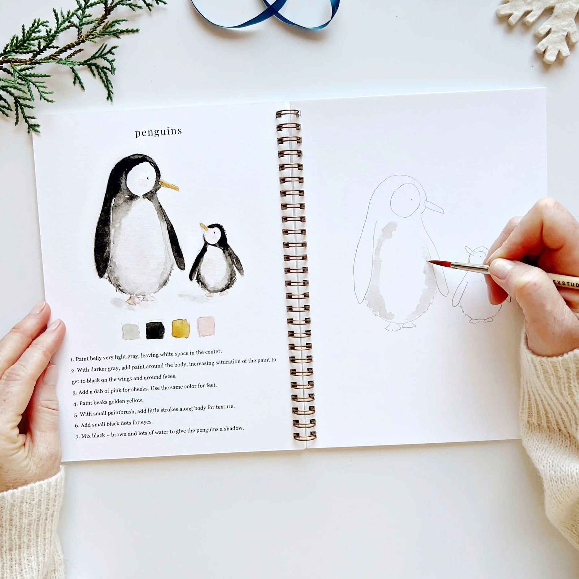 Emily Lex | Winter Watercolour Workbook