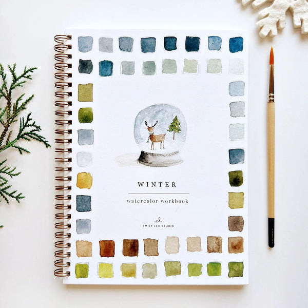Emily Lex | Cahier d'aquarelle d'hiver