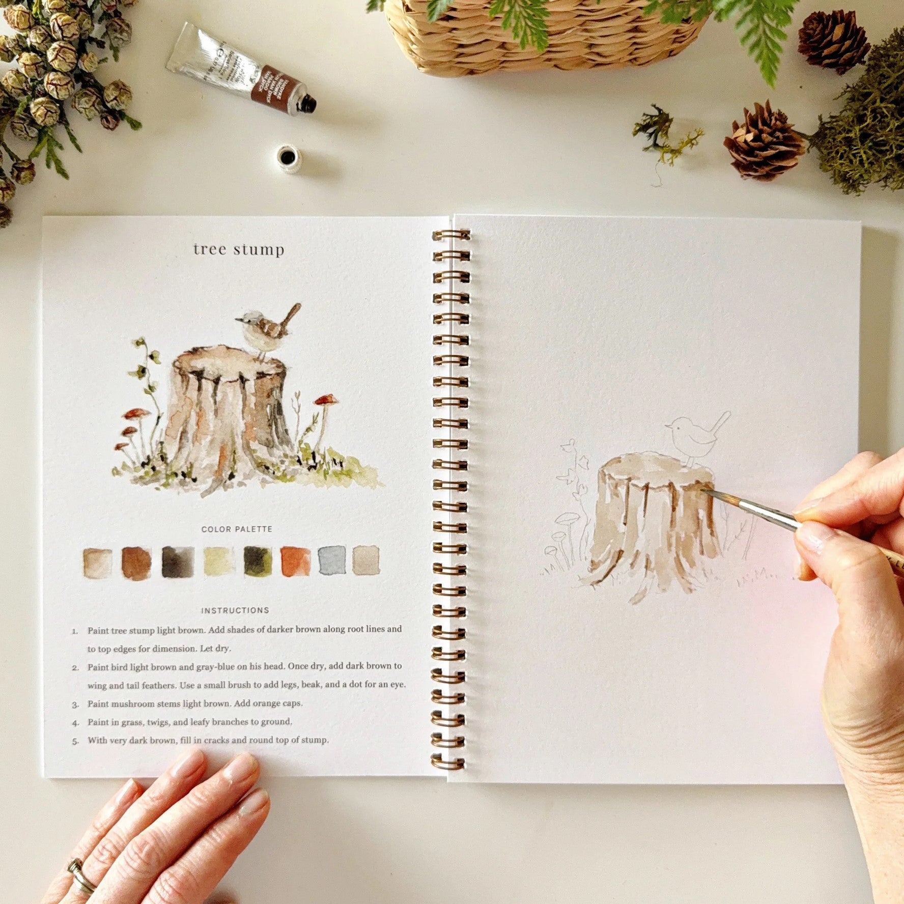 Emily Lex | Woodland Watercolour Workbook