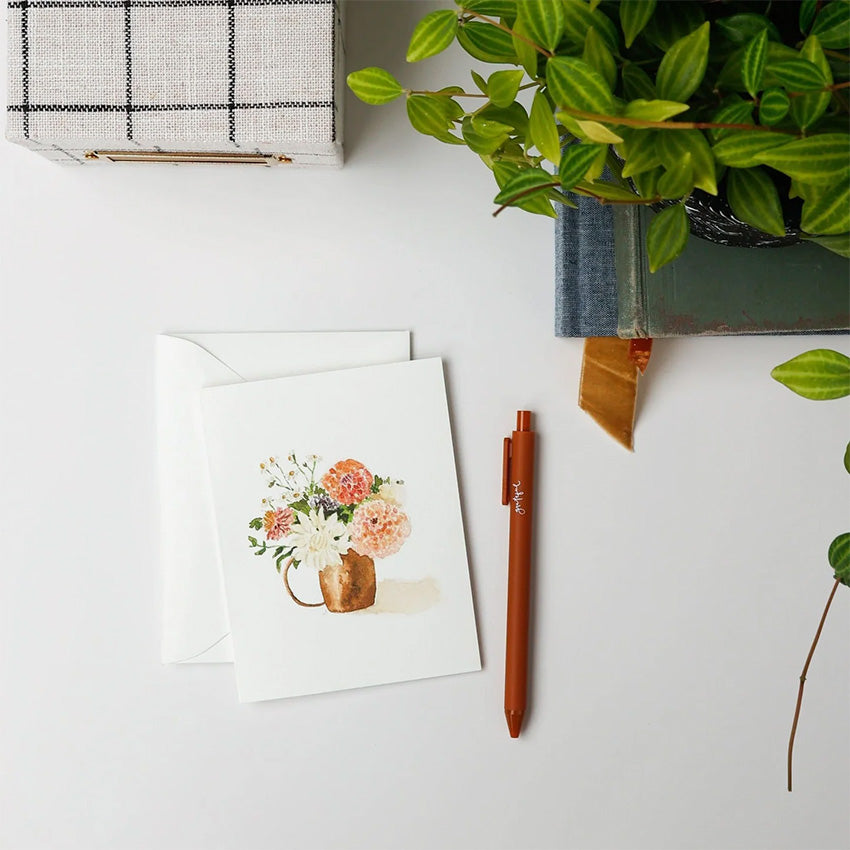 Emily Lex | Dahlia Bouquet Card