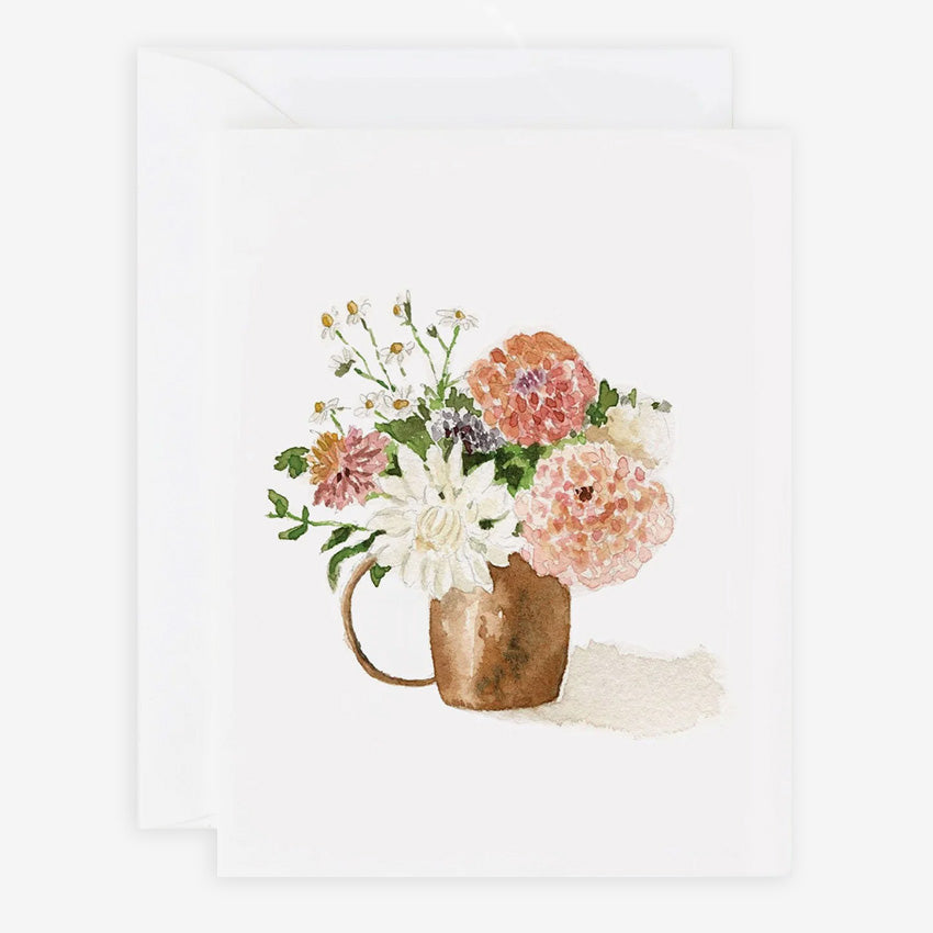 Emily Lex | Dahlia Bouquet Card