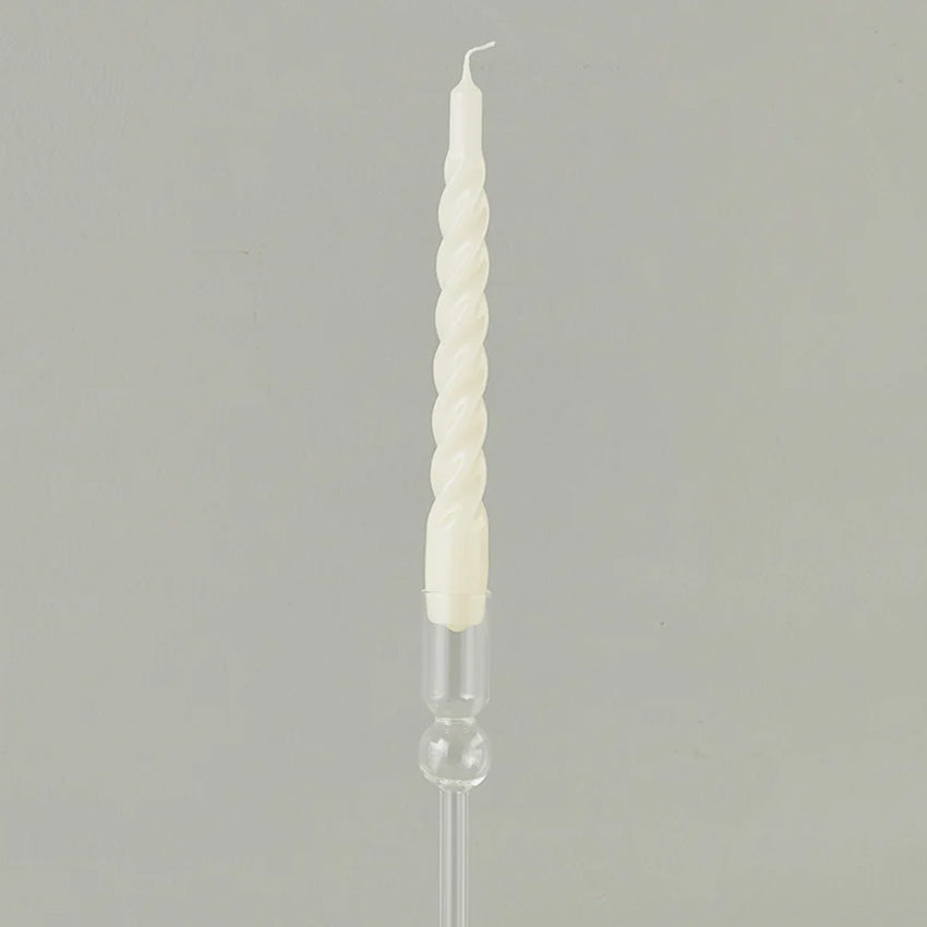 etúHOME | Lacquer Twisted Taper Candles - Set of 6