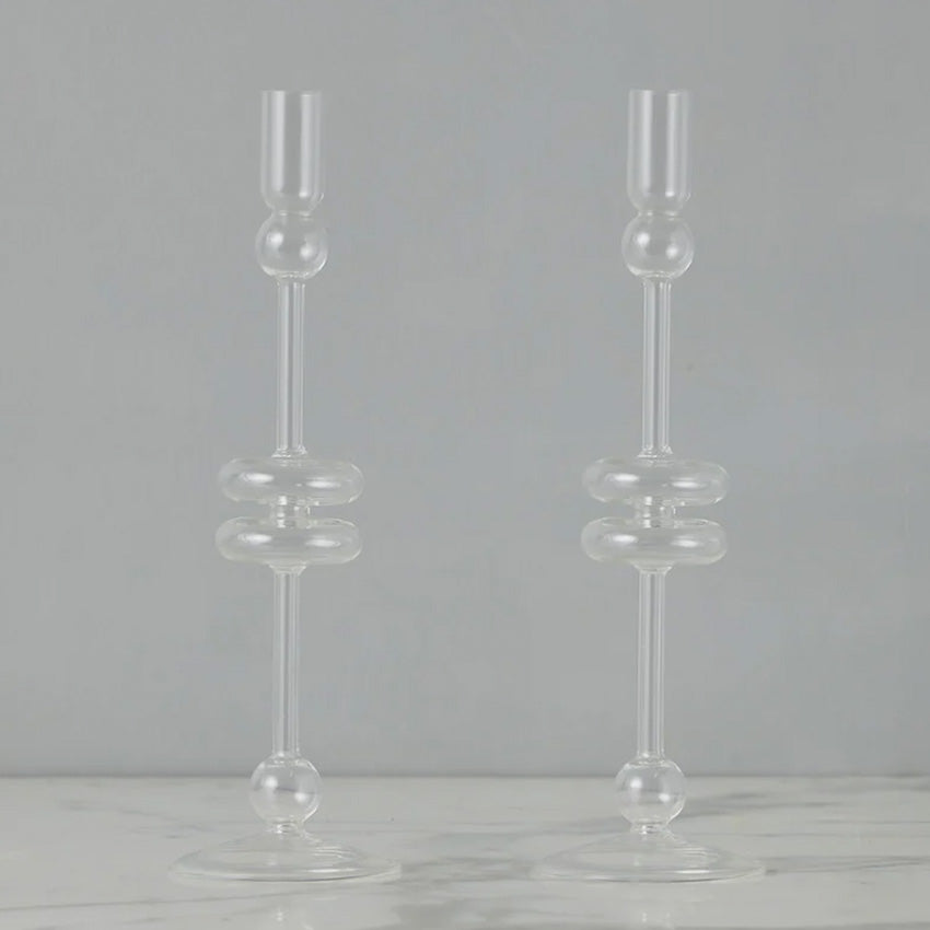 etúHOME | Paire de chandeliers en verre