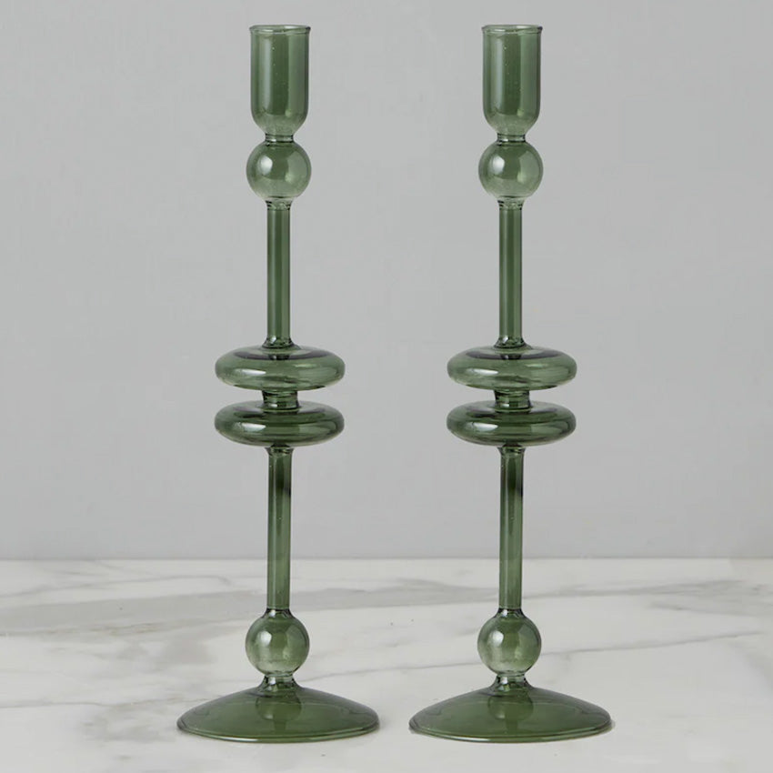 etúHOME | Paire de chandeliers en verre