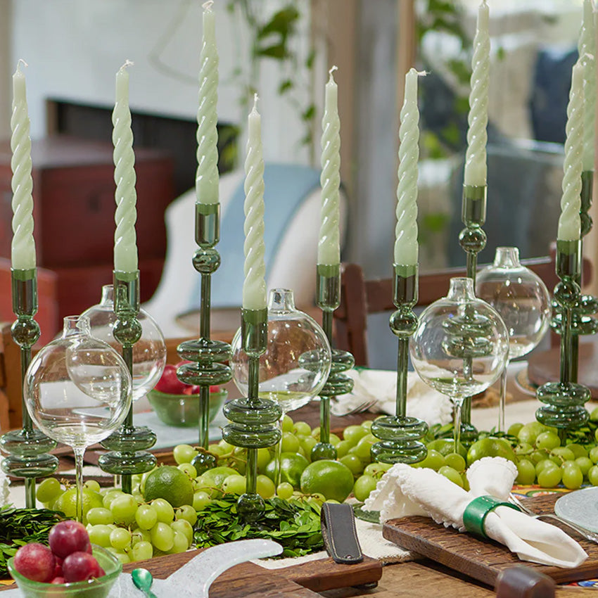 etúHOME | Paire de chandeliers en verre