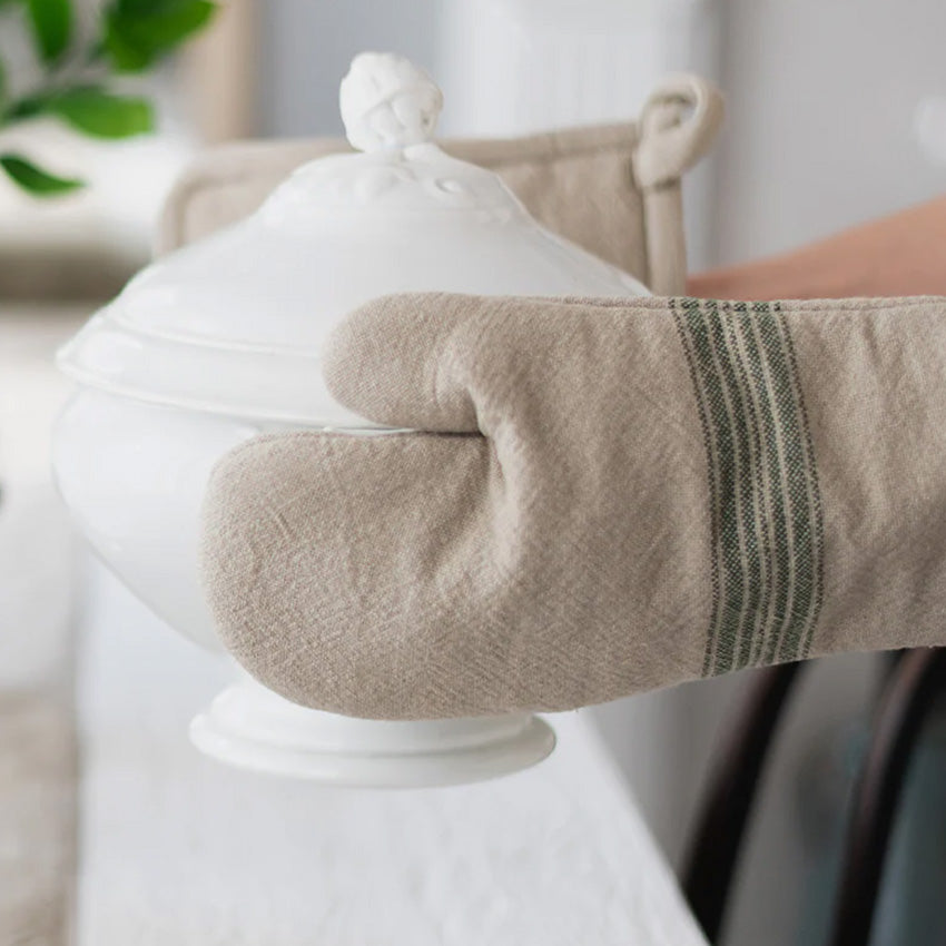 etúHOME | Mitaines de Cuisine en Lin - Lot de 2