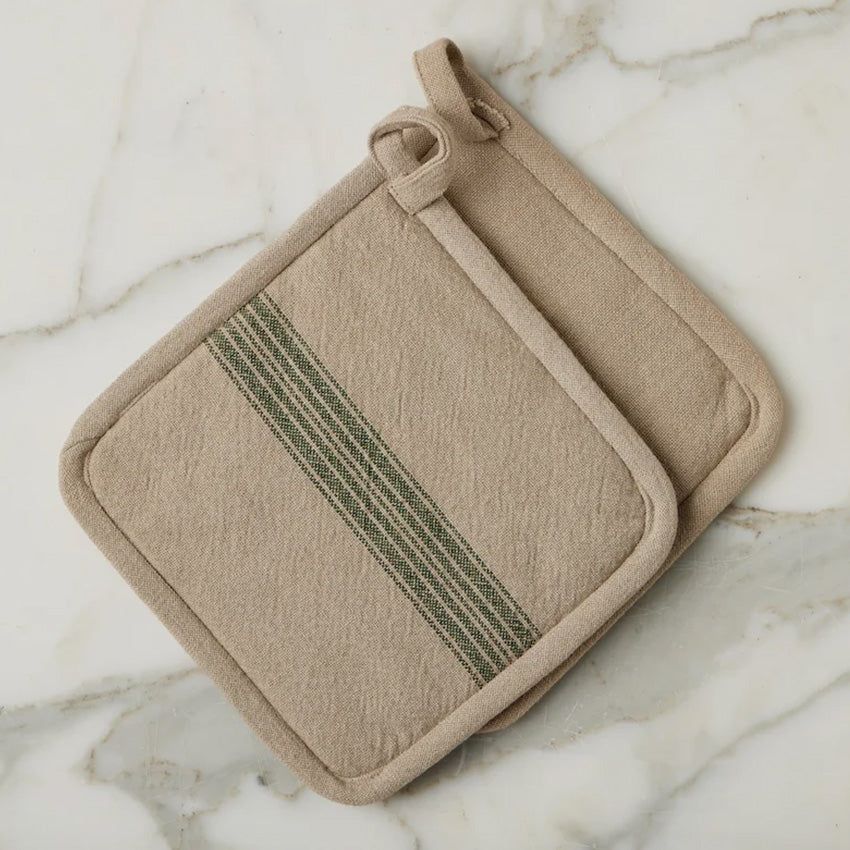 etúHOME | Linen Pot Holder - Set Of 2