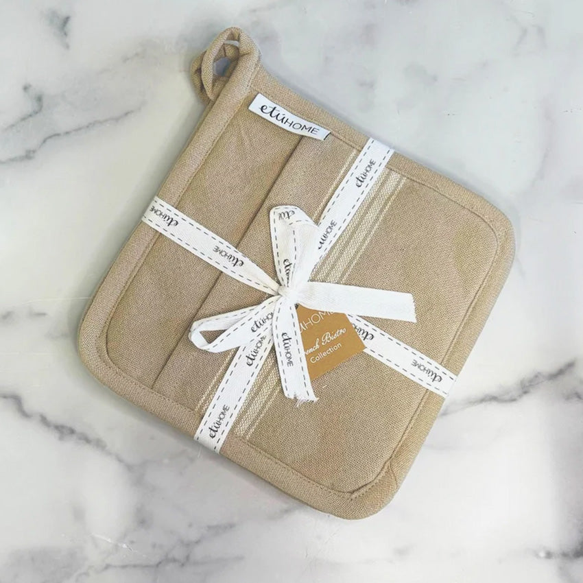 etúHOME | Linen Pot Holder - Set Of 2