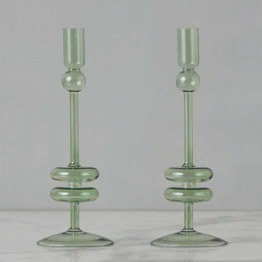 etúHOME | Paire de chandeliers en verre