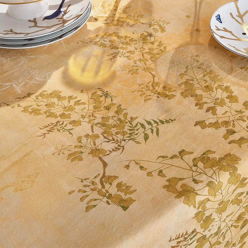 Garnier Thiebaut | Soleil D'or Dore Tablecloth