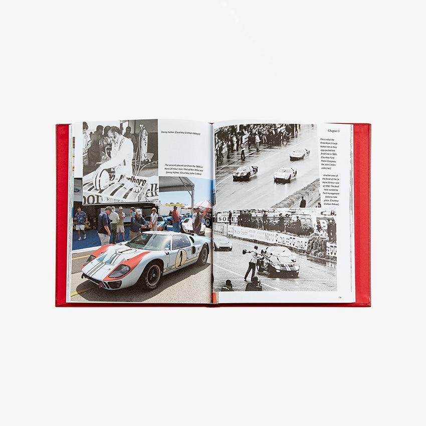 Graphic Image | Ford Vs Ferrari Leather Coffee Table Book