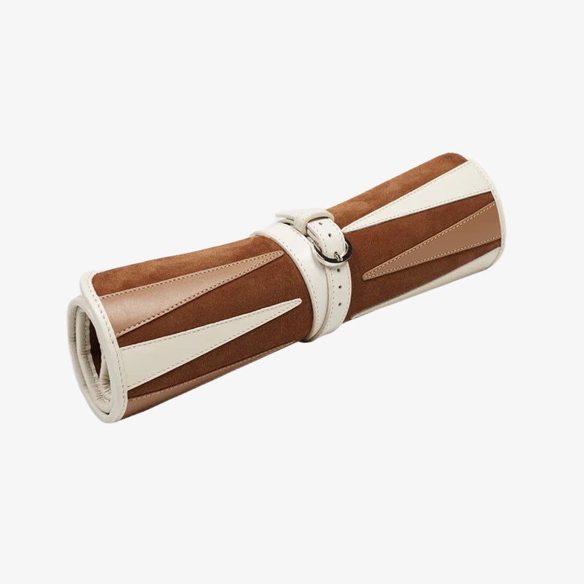 Hector Saxe | Backgammon de voyage Victor en tissu - Velours