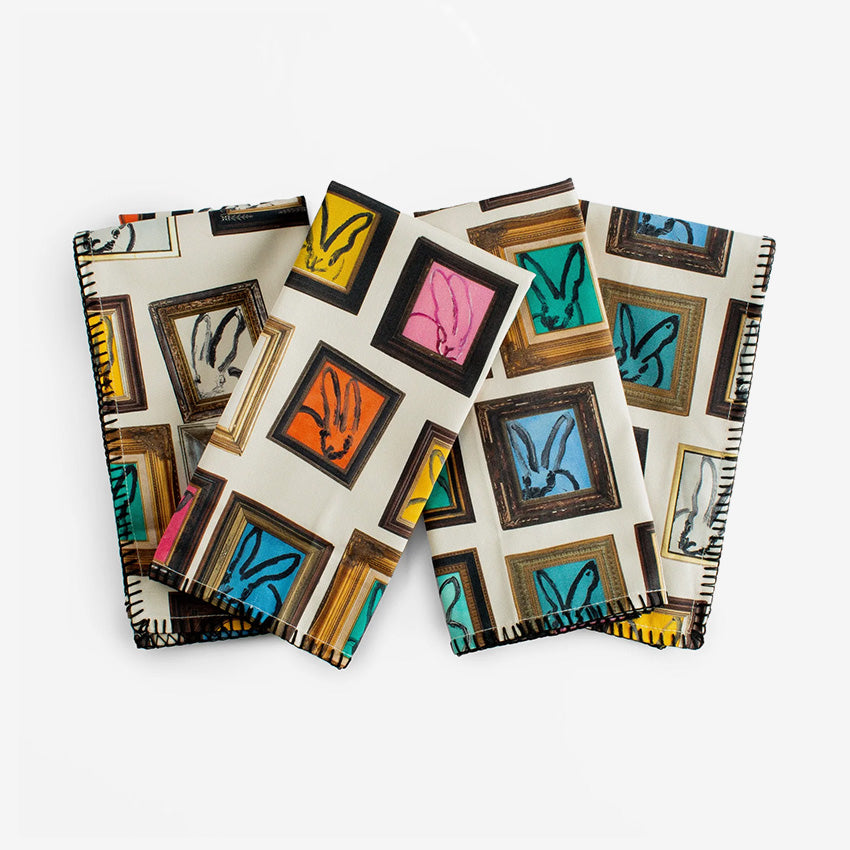 Hunt Slonem | Hunt's Studio Cotton Dinner Napkin