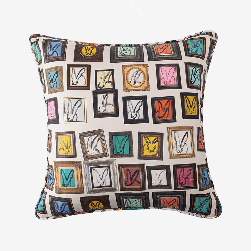 Hunt Slonem | Hunt's Studio Cotton Pillow Cover