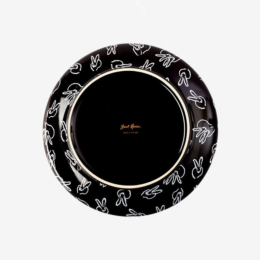 Hunt Slonem | Rabbit Run Dinner Plate