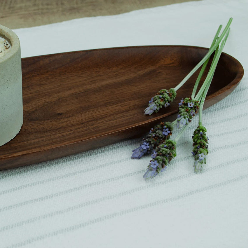 JBrody | Walnut Pebble Tray