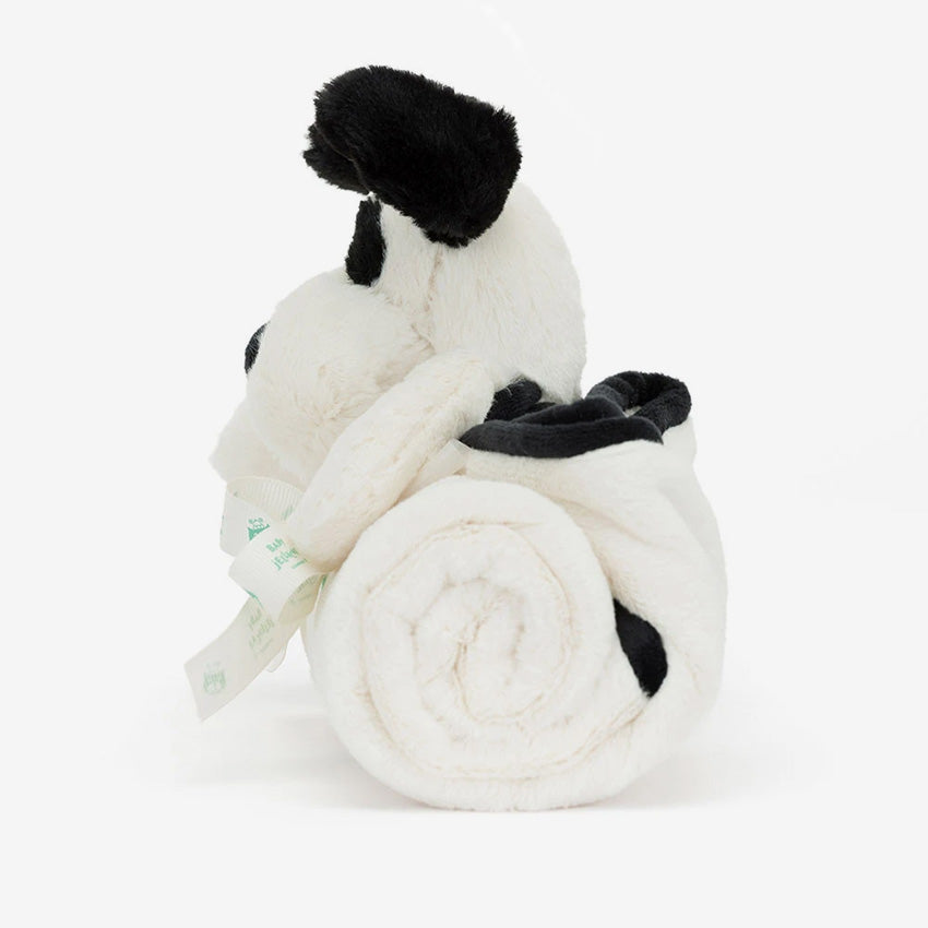 Jellycat | Doudou chiot noir et crème Bashful