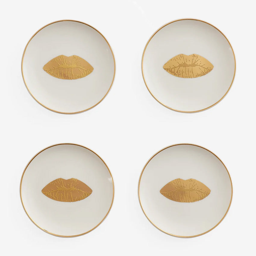 Jonathan Adler | Sous-Verres Lips - Ensemble de 4