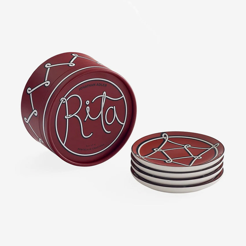 Jonathan Adler | Sous-Verres Rita - Ensemble de 4