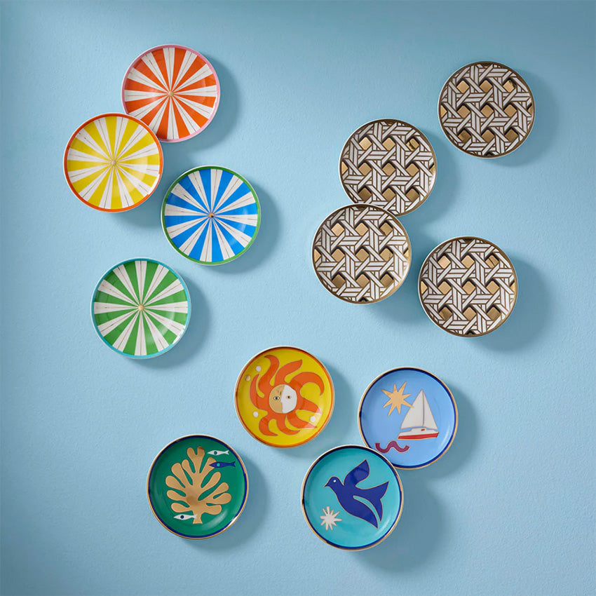 Jonathan Adler | Sous-verres Basketweave - Ensemble de 4