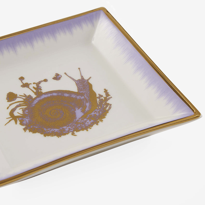 Jonathan Adler | Botanist Square Tray - Purple Snail