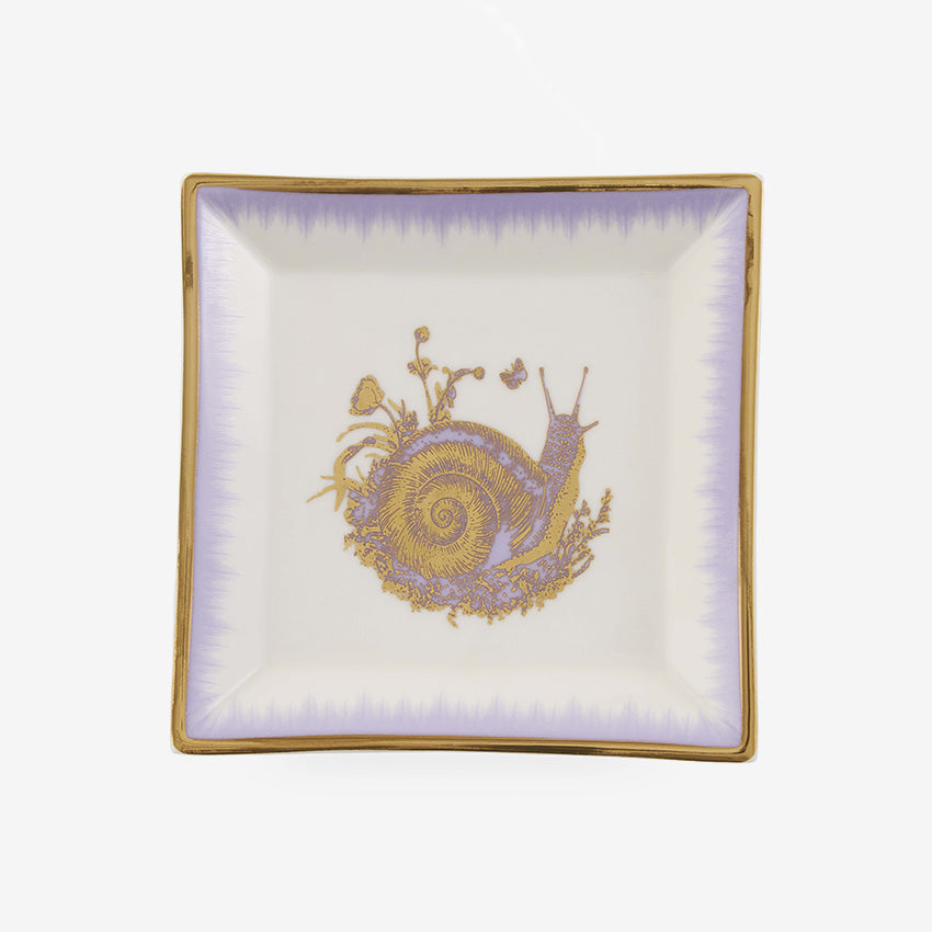 Jonathan Adler | Botanist Square Tray - Purple Snail