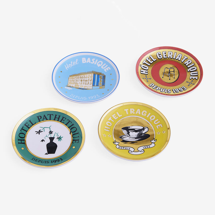 Jonathan Adler | Dessous de Verre Hôtel De Rêve - Ensemble de 4