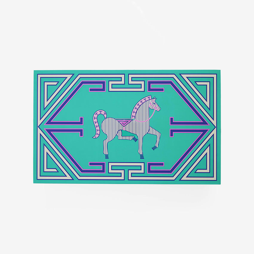 Jonathan Adler | Jeu de backgammon Labyrinthe - Vert