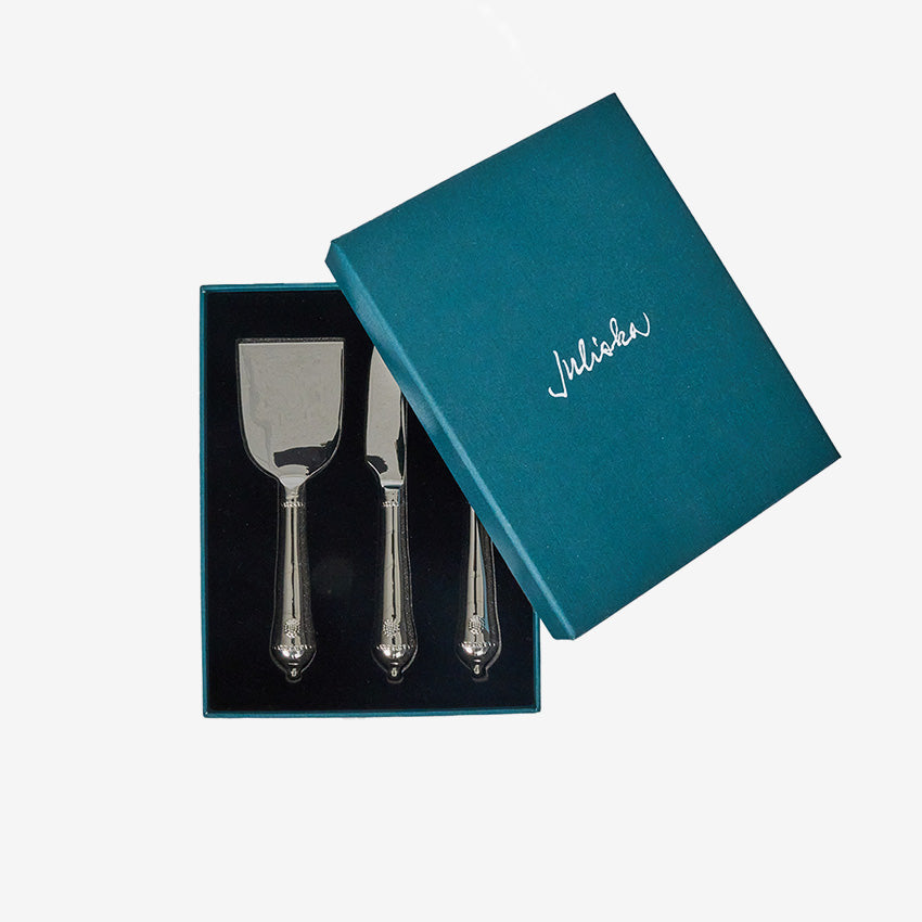 Juliska | Berry & Thread Cheese Knife Assorted Set of 3 - Polished