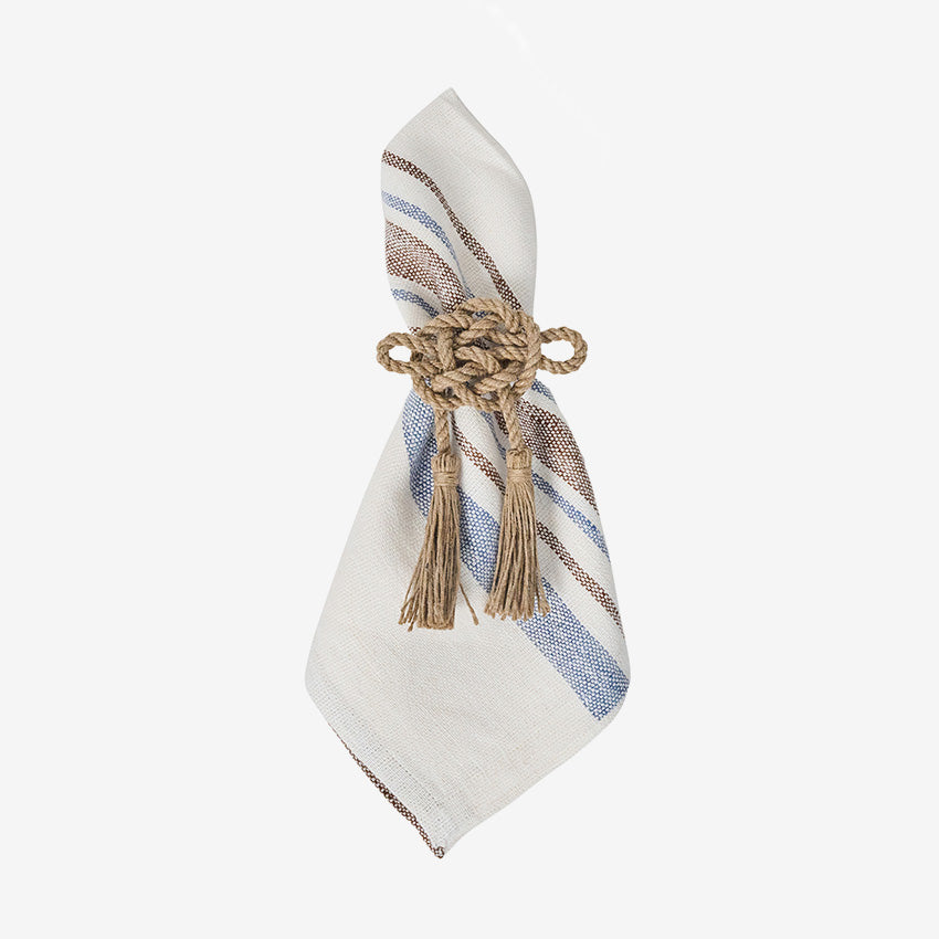 Juliska | Serviette à Rayures Danoise - Lot de 4