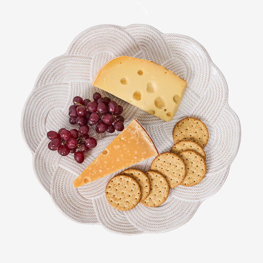 Juliska | Le Panier assiette de présentation à nœud mystique