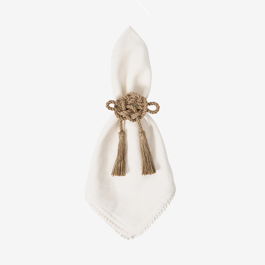 Juliska | Rond de serviette nœud mystique - Lot de 4