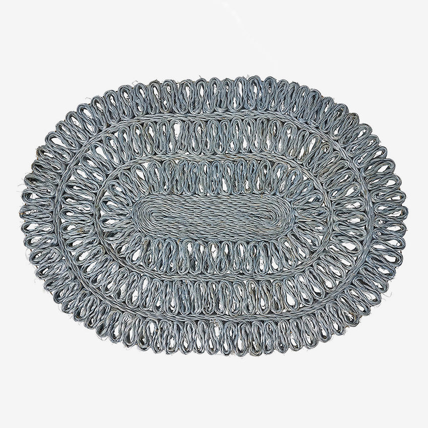Juliska | Set de table ovale Straw Loop
