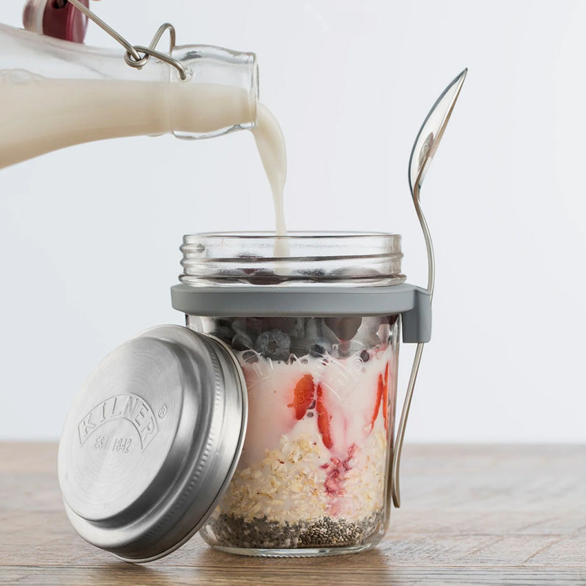 Kilner | Breakfast Jar Set with Spoon