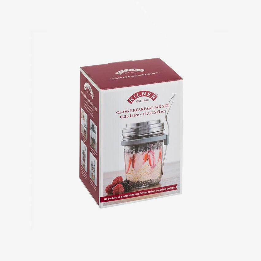 Kilner | Breakfast Jar Set with Spoon