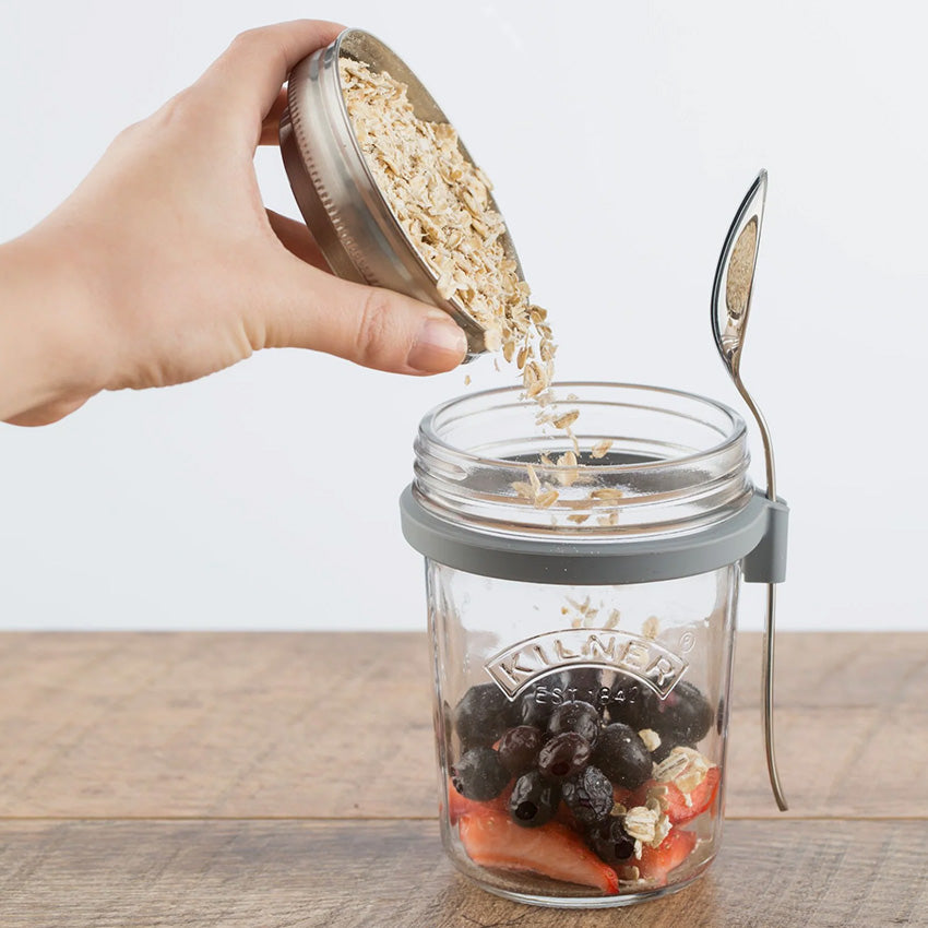 Kilner | Breakfast Jar Set with Spoon