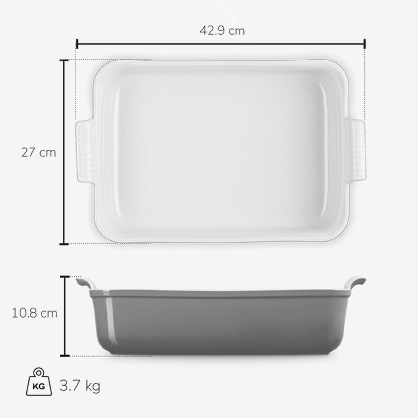 Le Creuset | Deep Rectangular Dish – Maison Lipari